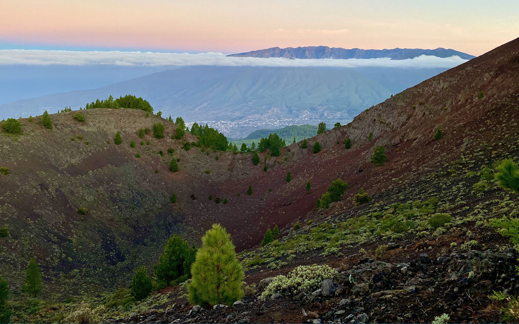 Pico Berigoyo, Blick Rocche de la Muchachos